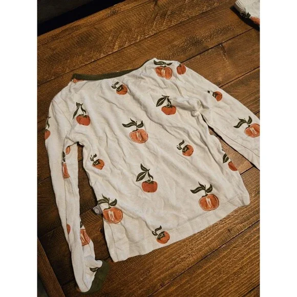 Kyte Baby Toddler Pajamas 2 Piece  Persimmon Orange Gender Neutral Bamboo 12-18 - Picture 2 of 5